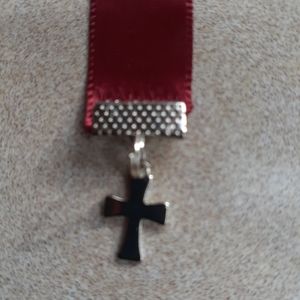 Ribbon & Cross Bookmark